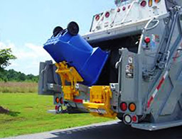 Perkins Garbage truck can lift Perkins Garbage truck can lift